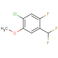 CAS: 2149589-82-0 | PC520344 | 1-Chloro-4-(difluoromethyl)-5-fluoro-2-methoxy-benzene