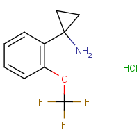 CAS: 2149591-22-8 | PC520351 | 1-(2-Trifluoromethoxyphenyl) cyclopropanamine hydrochloride