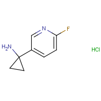 CAS:2149598-02-5 | PC520357 | 1-(6-Fluoro-3-pyridyl)cyclopropanamine hydrochloride