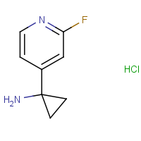 CAS: 2149589-65-9 | PC520359 | 1-(2-Fluoro-4-pyridyl)cyclopropanamine hydrochloride