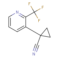 CAS: 1427012-75-6 | PC520373 | 1-[2-(Trifluoromethyl)-3-pyridyl]cyclopropanecarbonitrile