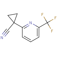 CAS:1346544-42-0 | PC520379 | 1-[6-(Trifluoromethyl)-2-pyridyl]cyclopropanecarbonitrile