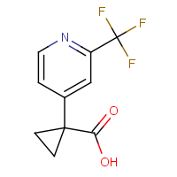 CAS: 1427013-07-7 | PC520385 | 1-[2-(Trifluoromethyl)-4-pyridyl]cyclopropanecarboxylic acid