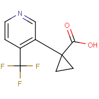 CAS:1427024-29-0 | PC520388 | 1-[4-(Trifluoromethyl)-3-pyridyl]cyclopropanecarboxylic acid