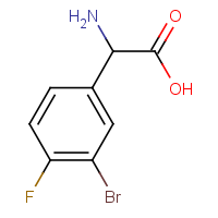 CAS:299164-16-2 | PC520500 | 2-Amino-2-(3-bromo-4-fluoro-phenyl)acetic acid