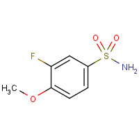 CAS: 874767-60-9 | PC520518 | 3-Fluoro-4-methoxybenzenesulfonamide