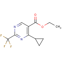 CAS:887409-11-2 | PC520552 | 4-Cyclopropyl-2-(trifluoromethyl)pyrimidine-5-carboxylic acid ethyl ester