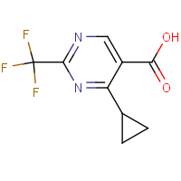 CAS:914201-19-7 | PC520573 | 4-Cyclopropyl-2-(trifluoromethyl)pyrimidine-5-carboxylic acid