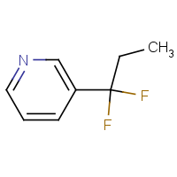 CAS: 1186194-56-8 | PC520637 | 3-(1,1-Difluoropropyl)pyridine