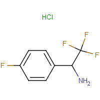 CAS: 1184980-60-6 | PC520650 | 2,2,2-Trifluoro-1-(4-fluorophenyl)ethylamine hydrochloride