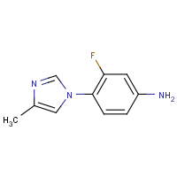 CAS:252340-70-8 | PC520810 | 3-Fluoro-4-(4-methyl-1H-imidazol-1-yl)benzenamine