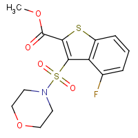 CAS:946300-74-9 | PC520812 | Methyl 4-fluoro-3-morpholinosulfonyl-benzothiophene-2-carboxylate