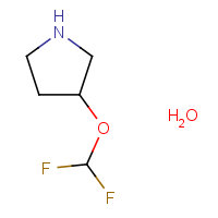 CAS: 1845690-55-2 | PC520915 | 3-(Difluoromethoxy)pyrrolidine monohydrate