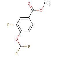 CAS:321198-19-0 | PC52105 | Methyl 4-(difluoromethoxy)-3-fluorobenzoate