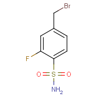 CAS: 1645275-47-3 | PC52125 | 4-(Bromomethyl)-2-fluorobenzenesulphonamide