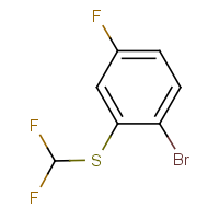 CAS: | PC52140 | 2-Bromo-5-fluorophenyl difluoromethyl sulphide 