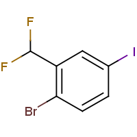 CAS:1261496-16-5 | PC52189 | 2-Bromo-5-iodobenzal fluoride