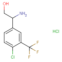 CAS:2135332-35-1 | PC52193 | 2-Amino-2-[4-chloro-3-(trifluoromethyl)phenyl]ethanol hydrochloride