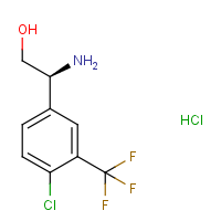 CAS:1810074-79-3 | PC52194 | (2S)-2-Amino-2-[4-chloro-3-(trifluoromethyl)phenyl]ethanol hydrochloride