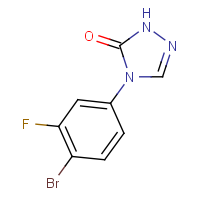 CAS:1696800-61-9 | PC52210 | 4-(4-Bromo-3-fluoro-phenyl)-1H-1,2,4-triazol-5-one