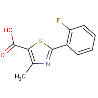 CAS:879070-37-8 | PC52223 | 2-(2-Fluorophenyl)-4-methyl-1,3-thiazole-5-carboxylic acid
