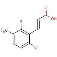 CAS: 682804-90-6 | PC52469 | 6-Chloro-2-fluoro-3-methylcinnamic acid