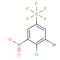 CAS: 1159512-32-9 | PC5259 | 3-Bromo-4-chloro-5-nitrophenylsulphur pentafluoride