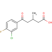 CAS: 845781-48-8 | PC5282 | 5-(3-Chloro-4-fluorophenyl)-3-methyl-5-oxovaleric acid