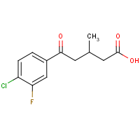 CAS: 845781-50-2 | PC5284 | 5-(4-Chloro-3-fluorophenyl)-3-methyl-5-oxovaleric acid