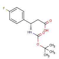 CAS:479064-88-5 | PC530011 | Boc-(S)-3-Amino-3-(4-fluorophenyl)propionic acid