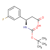 CAS:500789-04-8 | PC530012 | Boc-(R)-3-Amino-3-(3-fluorophenyl)propionic acid