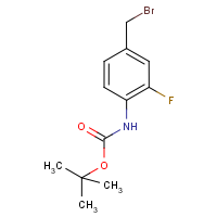 CAS:323578-36-5 | PC53017 | 4-Amino-3-fluorobenzyl bromide, N-BOC protected