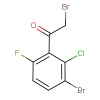 CAS: 1805575-98-7 | PC53028 | 3-Bromo-2-chloro-6-fluorophenacyl bromide