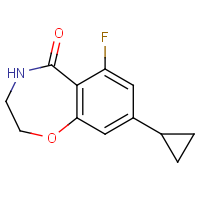CAS:1472038-62-2 | PC53088 | 8-Cyclopropyl-6-fluoro-3,4-dihydro-2H-1,4-benzoxazepin-5-one