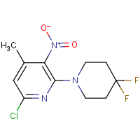 CAS: 1253378-61-8 | PC53118 | 6-Chloro-2-(4,4-difluoropiperidin-1-yl)-4-methyl-3-nitropyridine