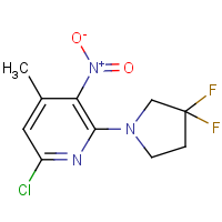 CAS: 1956309-94-6 | PC53119 | 6-Chloro-2-(3,3-difluoropyrrolidin-1-yl)-4-methyl-3-nitropyridine