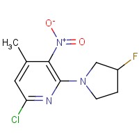 CAS:1956364-83-2 | PC53120 | 6-Chloro-2-(3-fluoropyrrolidin-1-yl)-4-methyl-3-nitropyridine