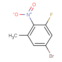 CAS: 1224629-03-1 | PC53128 | 5-Bromo-1-fluoro-3-methyl-2-nitrobenzene