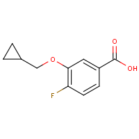 CAS:1252898-90-0 | PC53132 | 3-(Cyclopropylmethoxy)-4-fluorobenzoic acid
