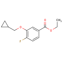 CAS:1213256-62-2 | PC53133 | Ethyl 3-(cyclopropylmethoxy)-4-fluorobenzoate