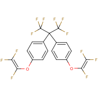 CAS: 134174-11-1 | PC53145 | 2,2-Bis(4-trifluorovinyloxyphenyl)1,1,1,3,3,3-hexafluoropropane