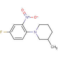 CAS: 942474-32-0 | PC5315 | 1-(4-Fluoro-2-nitrophenyl)-3-methylpiperidine