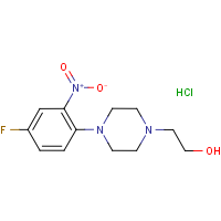 CAS: 1185297-30-6 | PC5318 | 1-(2-Hydroxyethyl)-4-(4-fluoro-2-nitrophenyl)piperazine hydrochloride