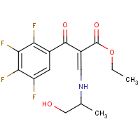 CAS:113933-52-1 | PC53220 | Ethyl 3-[(1-hydroxyprop-2-yl)amino]-2-(2,3,4,5-tetrafluorobenzoyl)acrylate