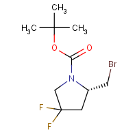 CAS:1279894-15-3 | PC53223 | tert-Butyl (2S)-2-(bromomethyl)-4,4-difluoropyrrolidine-1-carboxylate