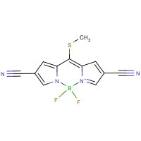CAS: | PC53235 | 2,8-Dicyano-9-(methylthio)bipyrromethene difluoroborate