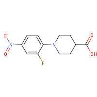CAS: 325701-99-3 | PC5324 | 1-(2-Fluoro-4-nitrophenyl)piperidine-4-carboxylic acid