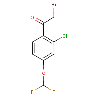 CAS:1980049-78-2 | PC53282 | 2-Chloro-4-(difluoromethoxy)phenacyl bromide