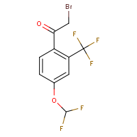 CAS:1980049-67-9 | PC53286 | 4-(Difluoromethoxy)-2-(trifluoromethyl)phenacyl bromide