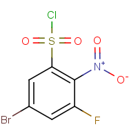CAS: 133361-04-3 | PC53289 | 5-Bromo-3-fluoro-2-nitrobenzenesulphonyl chloride